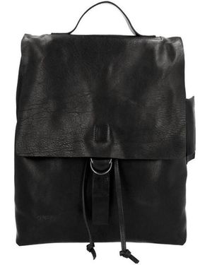 Marsèll Logo Embossed Backpack - Black