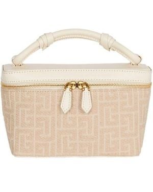 Balmain B Army Vanity Bag - Natural