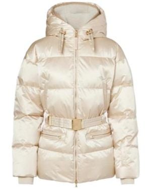 Bogner Lyra Belted Down Ski Jacket - Natural
