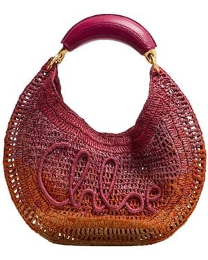 Chloé Summer Banana Hobo Bag - Red