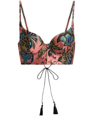 Etro Patterned Top - Brown