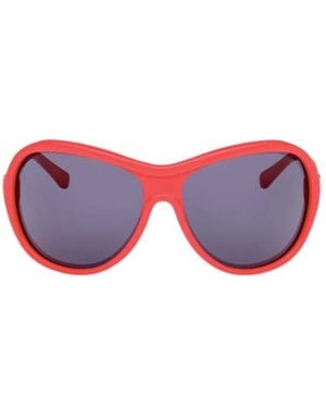 Moncler Eyewear Butterfly Frame Sunglasses - Pink