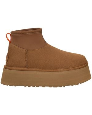 UGG Logo Detail Snow Boots - Brown