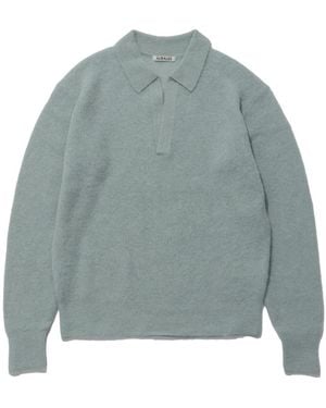 AURALEE Long-Sleeved Sweater - Gray