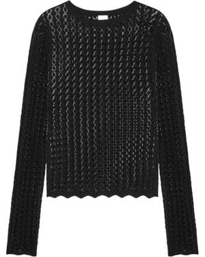 Saint Laurent Viscose Top - Black