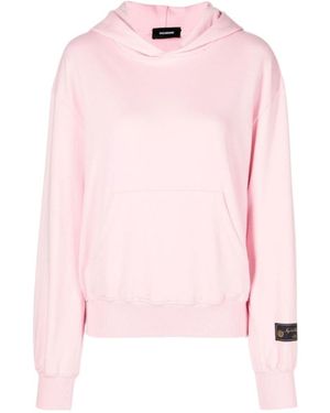 we11done Logo Patch Hoodie - Pink