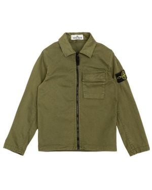 Stone Island Light Jacket With Pocket - Green