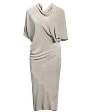 Rick Owens Solid Colour Slim-Fit Dress - White