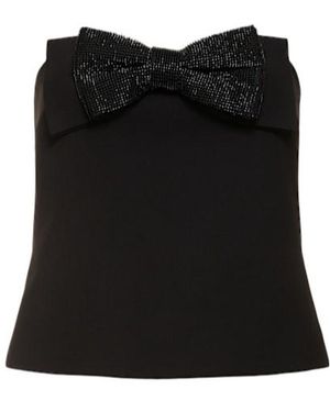 Self-Portrait Tube Top - Black
