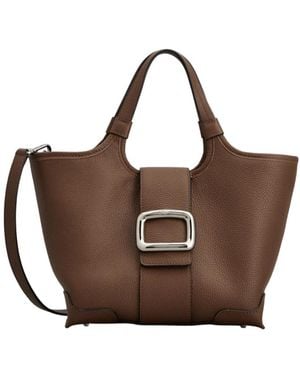 Roger Vivier Viv' Choc Mini Shopping Bag - Brown