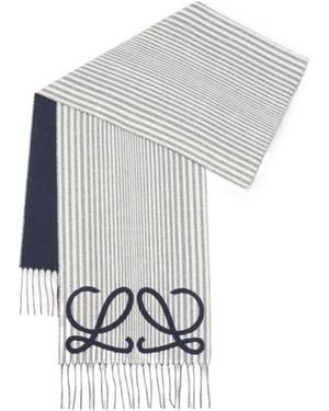 Loewe Tasseled Scarf - White