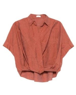 Brunello Cucinelli Pattern Blouse - Orange