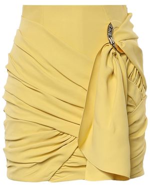 Celine Pleated Midi Skirt - Yellow