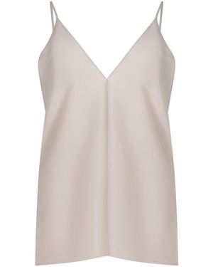 Alysi Silk V-Neck Camisole Top - Multicolor