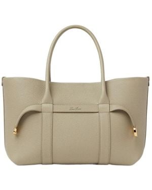 Loro Piana Small Ghiera Shopper Bag - Natural