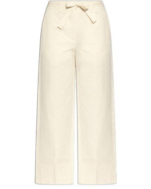 A.P.C. Drawstring Cropped Trousers - Natural