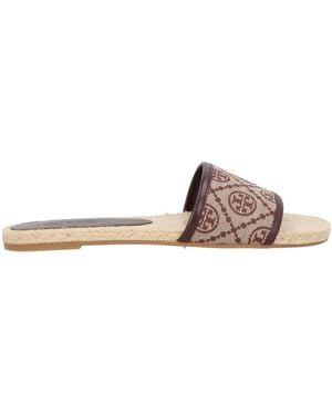 Tory Burch Leopard-Print Espadrilles - Brown