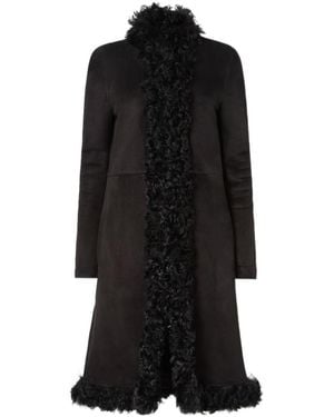Fendi Merino Shearling Coat - Black