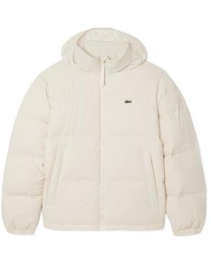 Lacoste Zip-Up Padded Jacket - White