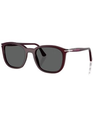 Persol Square-Frame Sunglasses - Metallic