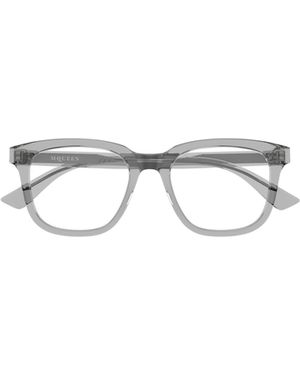 McQueen Eyewear Square Frame Glasses - White
