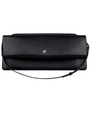 Courreges Courrèges Wrist Clutch Bag - Black