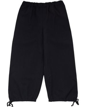 Comme des Garçons Elastic Waist Casual Trousers - Blue