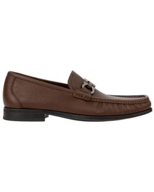Ferragamo Gancini Ornament Loafer - Brown