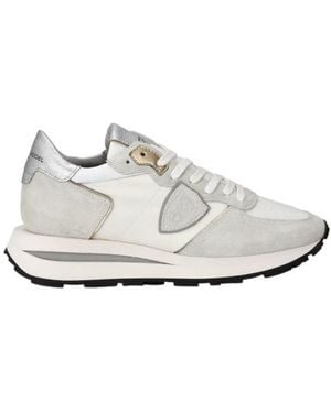 Philippe Model Tropez Haute Low-Top Trainers - White