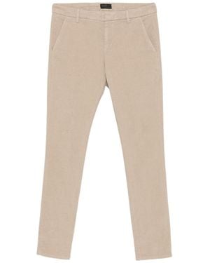 Dondup Slim-Fit Corduroy-Texture Jeans - Natural