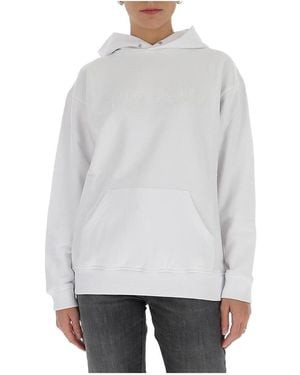 Givenchy Embellished Logo Hoodie - White