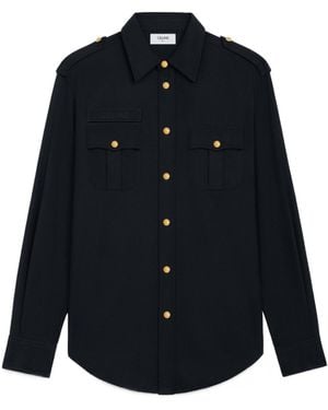 Celine Military Shirt - Blue