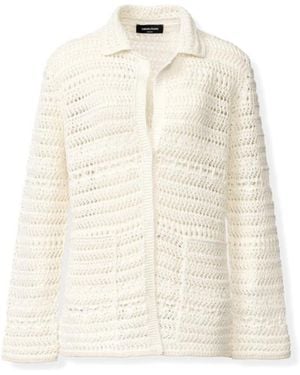 Fabiana Filippi Long Sleeved Cardigan - Natural