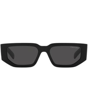 Prada Eyewear Rectangular-Frame Sunglasses - White