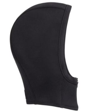 Valentino Vlogo-Signature Jersey Hood With Zip - Black