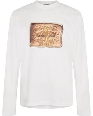 Acne Studios Minimalist Long Sleeve Top - White