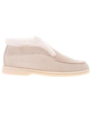 Loro Piana Open Walk Chukka Boots - Pink