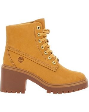 Timberland Stone Heights Block Heel Boots - Brown