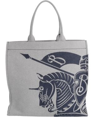 Burberry Logo-Print Handbag - Grey