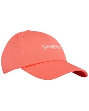 Saint Laurent Cap - Pink
