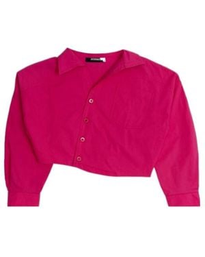 Jacquemus Long-Sleeved Shirt - Red
