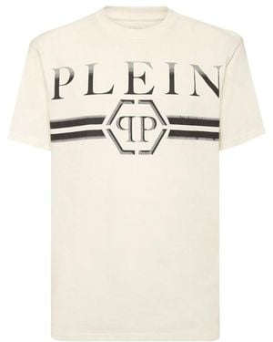 Philipp Plein Logo Print T-Shirt - White