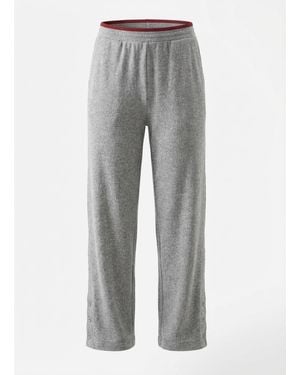 Gucci Web Detailed Jersey Leisure Trousers - Grey