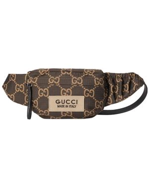 Gucci Large Gg Belt Bag - Brown