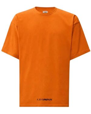 C.P. Company Crew-Neck T-Shirt - Orange