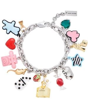 Marc Jacobs The Sticker Charm Statement Bracelet - White