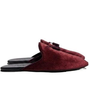 Gucci Slipper With Tassel - Red