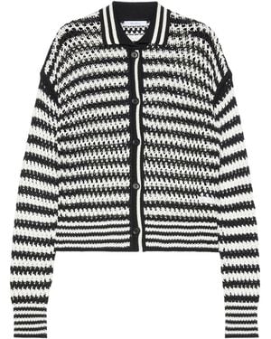 Max Mara Cotton Cordonnet Cardigan - Gray