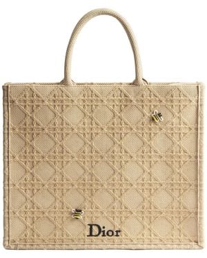 Dior Large Book Tote - Natural