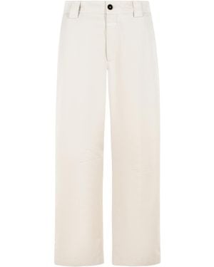 Closed Romi Barrel-Leg Trousers - White